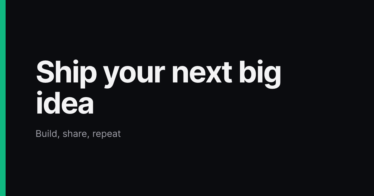 Dark template preview