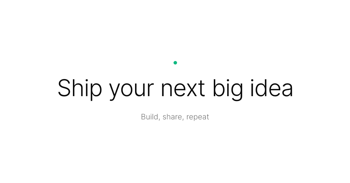 Minimal template preview